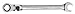 GEARWRENCH 12 Pt. Flex Head Ratcheting Combination Wrench, 17mm - 9917