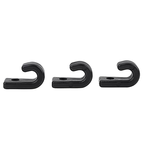 Caiaque Bungee Hooksk Acessórios Black Nylon 25Pcs J Hooks Black Nylon Amarração Ganchos Fork Bungee