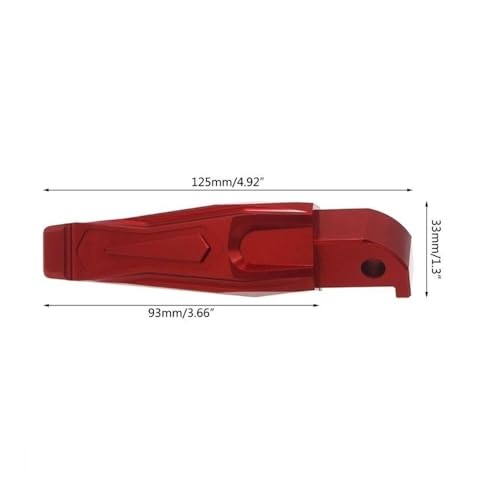 Repose-pieds arrière NMAX155 en aluminium de haute qualité pour passager - 7