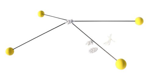 Preisvergleich Produktbild AirAce AA0353 - Zoopa 300 / 350 Helikoper Trainingsgestell