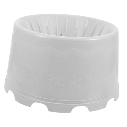 BESTYASH Cubo de trapeador retorciéndose Cubos de fregona para el hogar trapear Cesta de Drenaje de fregona de plástico Cubo de Limpieza de fregona el plastico Light Grey