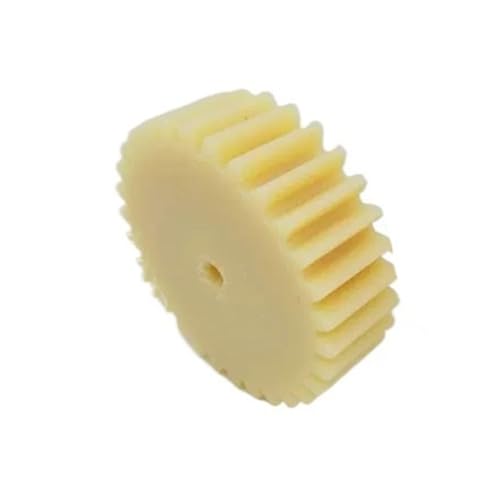 Cylindrical Drive 1pcs 2 Module Spur Gear 20mm Thickness Cylindrical Flat Gear 2M 12T 13T 14T 15T Nylon Straight Gear 6mm Process Hole Rack Machinery(13T)