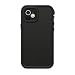 Produktbild LifeProof Fre Hülle für iPhone 12, Wasserdicht (IP68), stoßfest, schmutzabweisend, Sturzschutz bis 2 Meter, schlanke Hülle mit integriertem Displayschutz, Schwarz