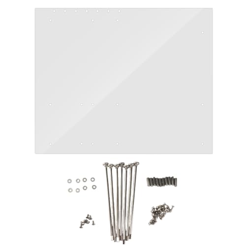 Chasis abierto ATX para pruebas de PC, base DIY para overclocking y gaming, marco transparente de acrílico de 4 mm para motherboard ATX miniatura 1