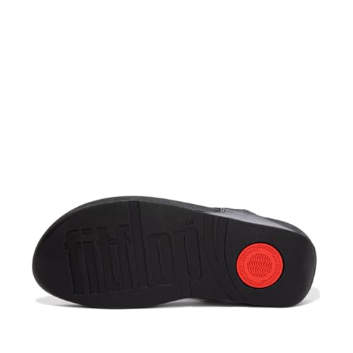 Image of FitFlop Lulu Multi-Tonal Glitter Toe-Post Sandals
