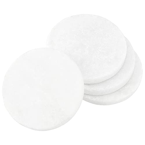 ZOENHOU 20 PCS 2.5 Inch White Round Painting Pebbles - Image 4