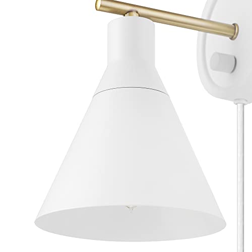 Globe Electric 65542 1-Light Dimmable Plug-In Or Hardwire Wall Sconce thumb #8