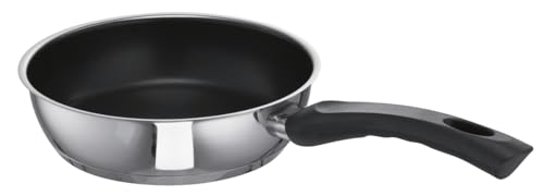 Schulte-Ufer 64055-20 Bratpfanne Wega beschichtet, 20 cm, Silber-schwarz