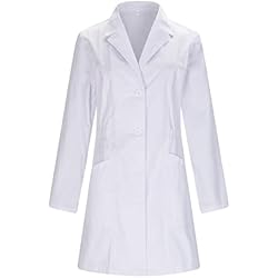 Ropa Laboral Batas MISEMIYA - Casaca SEÑORA Cierre Cremallera Manga Corta Uniforme Laboral CLINICA Hospital Limpieza Veterinaria SANIDAD HOSTERERÍA- Ref.829 - M, Batas Laboratorios 8163-2 Blanco