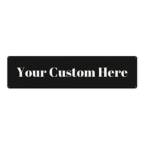 Cartello in alluminio personalizzato, cartello di latta personalizzato, cartello stradale, cartello stradale, cartello di avvertimento, cartello di sicurezza, cartello di famiglia appeso all'aperto, c