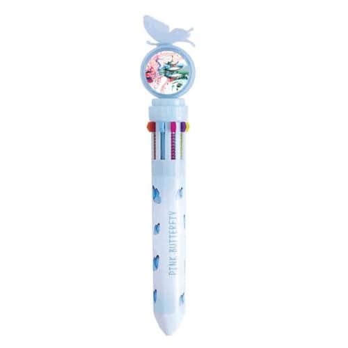 Stylo à bille rétractable multicolore Dragon Bridge pour l'école