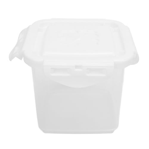 ANKROYU Contenedor de almacenamiento de alimentos 650 ml PP Grado de alimentos sellado con tapa Caja de almacenamiento de alimentos multipropósito para la capa de mousse Cake Tiram