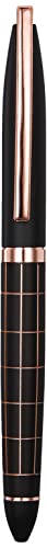 Image of amazon basics Elegant Ballpoint Pen with Classy Stainless Steel Body (Rose Gold, Blue Ink)