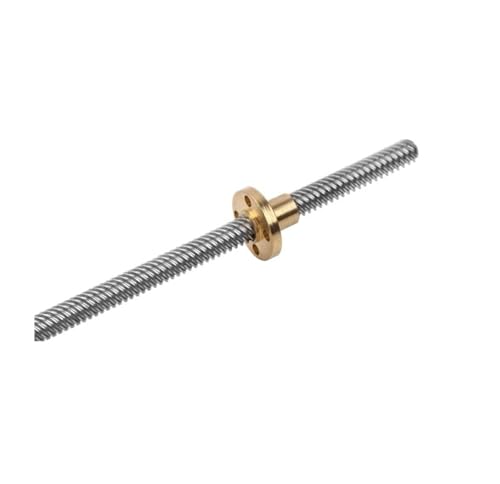 Husillo T12 8mm para movimiento lineal preciso con tuerca de cobre