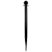 Mr. Chain Ground Poles, HDPE, 3", Black