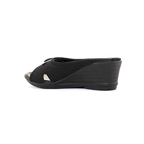 Image of Khadim's 5300555 Lightweight Durable Extra Soft Trendy Premium Stylish Casual Slip-On Heels For Women