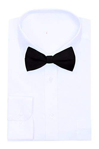 S.h. Churchill & Co. Men's Formal Tuxedo Bow Tie - Black #TOP1