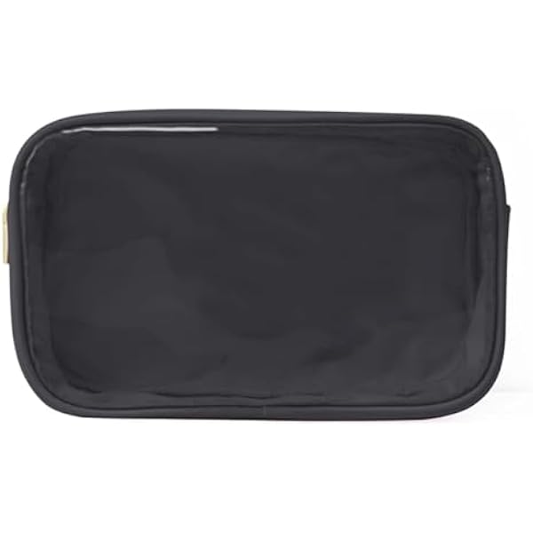 Przezroczyste kosmetyczki, Przezroczysta kosmetyczka podróżna z PVC, wielokolorowa, wiele rozmiarów(Black,XL)