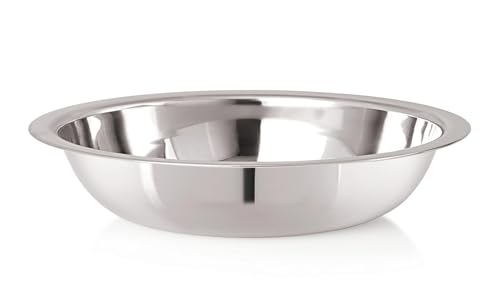 Image of KC Stainless Steel Multipurpose Basin Bowl | Mixing Bowl | Kitchen Accessories (Diamm. 25.0 CM, 2 Litre)