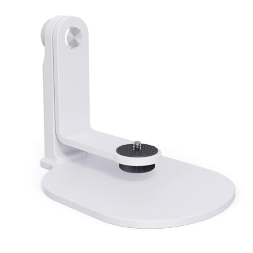 Booso Soporte para proyector de escritorio con rotación de 360 grados, montaje de tornillo de 1/4 pulgadas, ajustable para el hogar y la oficina, soporte de proyector con fácil configuración y