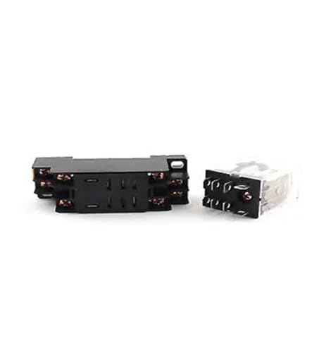 Relé de potencia DC 24V de 8 pines con enchufe incluido bobina 5A para control industrial 2