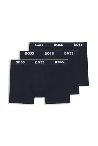 BOSS Herren Boxer Briefs, 3er Pack, Open Blue 480, XXL