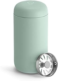 Fellow Carter Move Travel Mug - Vacuum-Insulated Stainless Steel Coffee and Tea Tumbler with Ceramic Interior and Splash Guard, Matte Black, 12 oz Cup