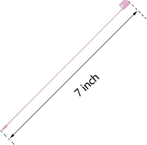Image of Little Blooms Nylon Hang Tag Strings - 1000 pcs | Durable Loops for Garments, Clothing Labels (Pink)