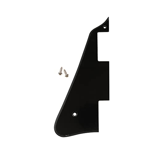 Musiclily Pro Plastique Gaucher Guitare Pickguard pour 2006-Présent Modern Style Epiphone Les Paul, 1 pli Noir - Les Beatles, Paul McCartney, John Lennon, RIngo Starr, George Harrison Musiclily Pro Plastique Gaucher Guitare Pickguard pour 2006-Présent Modern Style Epiphone Les Paul, 1 pli Noir