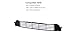 CarPartsDepot Front Lower Grille Black Bumper Cover Grill Compatible With Toyota Corolla Sedan 2011-2013 Base S LE CE XRS L 5311202280 TO1036125
