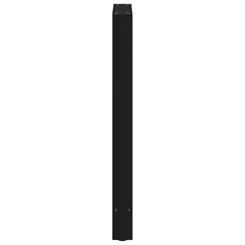 vidaXL Patas para Mesa de Bar Negras (2 Unidades, 40 x 90-91 cm, Acero)