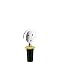 A di Alessi Anna Stop 2 Bottle Stopper, Black - AAM06 B