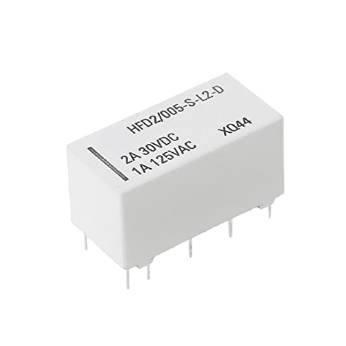 Relais bistable 5V HFD2/005-S-L2-D évite la surchauffe des circuits DPDT 2A