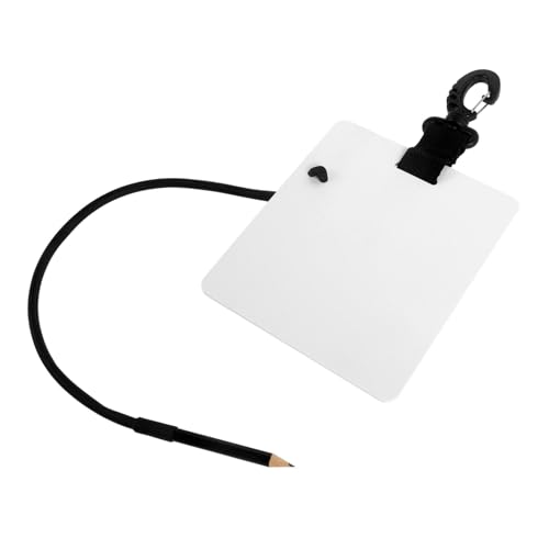 GOOHOCHY Essential Diving Equipment: Waterproof Underwater Writing Board Whiteboard Clip Pencil Set