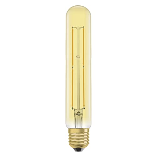 Osram LED Vintage Edition 1906 Lampe, in Röhrenform mit E27-Sockel, nicht dimmbar, 5 W = 35 W, Klar, Warmweiß - 2000 Kelvin, 1er-Pack