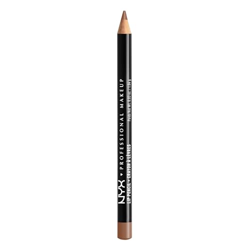 Image of NYX Professional Makeup Slim Lip Pencil, Creamy Long-Wearing Lip Liner to Prevent Bleeding, Buttery-Soft Precision Pencils for Defined Lips, Shade: 811 Nutmeg