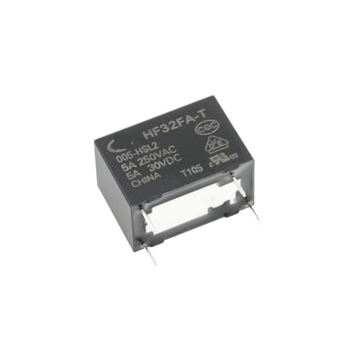 Relé HF32FA-T-005-HSL1 ideal para proyectos de domótica y control de 5V 6