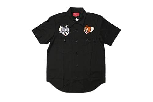 Amazon | [シュプリーム] Tom & Jerry S/S Work Shirt[BLACK] 2016 A/W