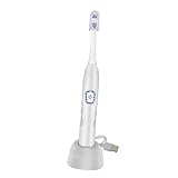 PACKOVE 1set Boy Girl Electric Toothbrush USB Charging Auto Timer Vibration Modes for Cleaning Soft Bristle Toothbrush for Boys and Girls White