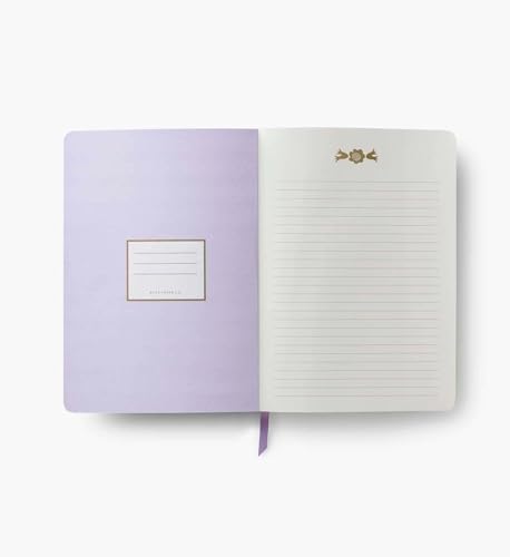 Carnet de notes ligné format 21,6 x 15,9 cm avec ruban marque-page gros-grain