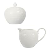 Sucrier avec couvercle : ce délicat ensemble pot à lait et sucrier est une excellente décoration pour votre table. bouilloire à café polyvalente