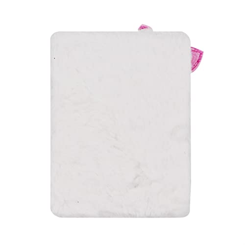 Women Girls Plush Notebook Magic Diary Cute Cartoon Tie Dye Fluffy Travel Journal With Sequin Bowknot #TOP2