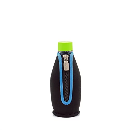 sliive® – Neopren Flaschenkühler mit Griff für SodaStream Fuse PET 0,5L My Only Bottle (Blau)