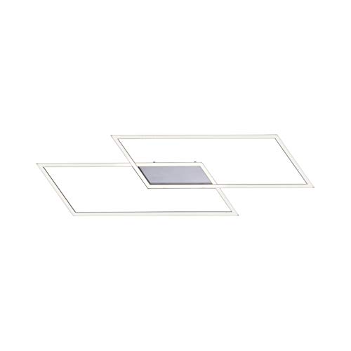 Paul Neuhaus, LED Deckenleuchte, edelstahl, Simply Dim, 35W-1750lm