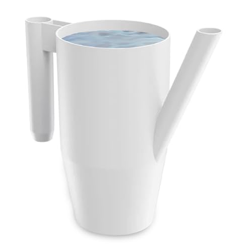 PECZEKO Gießkanne 2,0 Liter für Haus & Garten - aus robustem Kunststoff - giesskanne zur einfachen Bewässerung von Blumen, Pflanzen und zimmerpflanzen 1er-Set (1 Pack) Weiß PECZEKO Gießkanne 2,0 Liter für Haus & Garten - aus robustem Kunststoff - giesskanne zur einfachen Bewässerung von Blumen, Pflanzen und zimmerpflanzen 1er-Set (1 Pack) Weiß