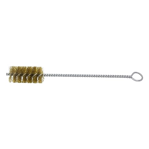 Image of Brush Research 84 Ring Handle Tube Brush, Brass, 1-1 /2 inch Diameter x 12 inch Overall Length (Pack of 1)