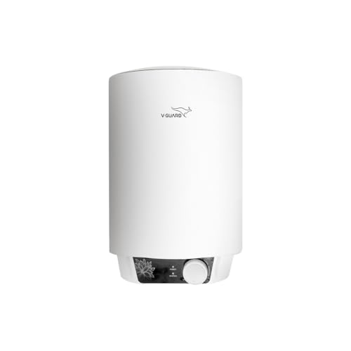 Image of V-Guard Zio 10 Litre Water Heater for Home | BEE 5 Star Rating | Advanced Multi-layered Safety | Suitable for Hard Water & High-rise Buildings | White