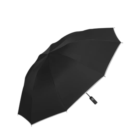 Parapluie inversé automatique CMBSSTFC avec bande réfléchissante noir