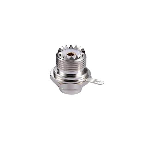 3PCS SO239 Conectores UHF Hembra para Panel Coaxial miniatura 2