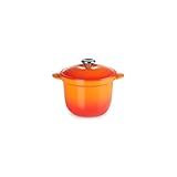 ル・クルーゼ(Le Creuset) 鋳物 ホーロー 両手鍋 ココット・エブリィ 18 オレンジ ガス IH オーブン 食洗器 対応 【日本正規販売品】